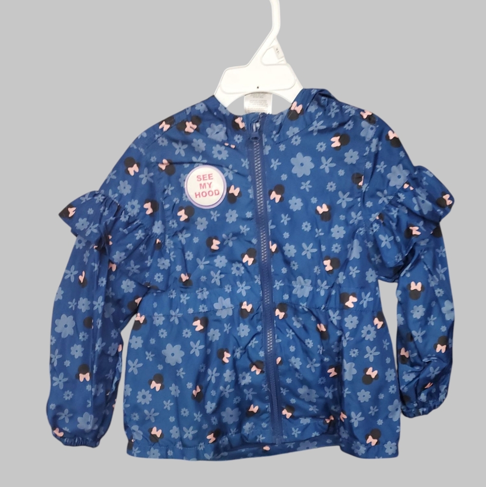 Girl's Size 4T Disney Minnie Mouse Lightweight Jacket